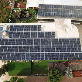 Công trình điện năng lượng mặt trời 80kW - Xuyên Mộc hoàn thành 2020