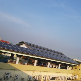 CÔNG TRINH 100 KW NHÀ HÀNG TIỆC CƯỚI BÁ HÙNG