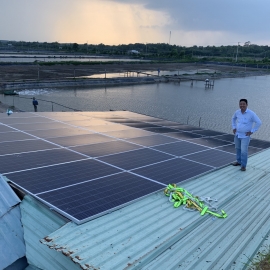 Điện hòa lưới 3 pha - 80 kW - Công trình Đùng Tôm, Anh Nhân - Xuyên Mộc